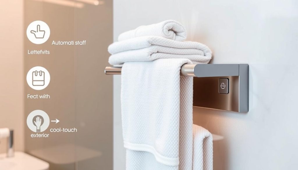 Towel warmer safety features