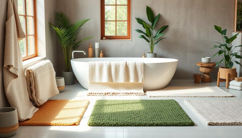 eco-friendly bath mat options