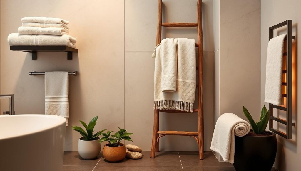 luxury towel storage