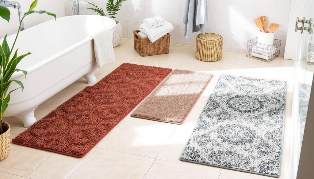 non-slip bath rug runners