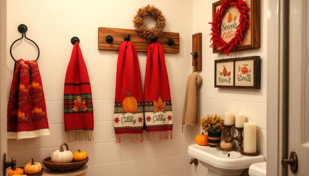 seasonal bathroom decor