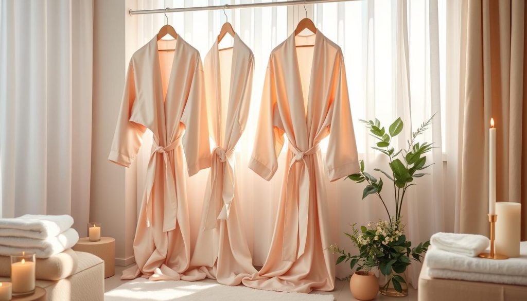 silk bathrobes women