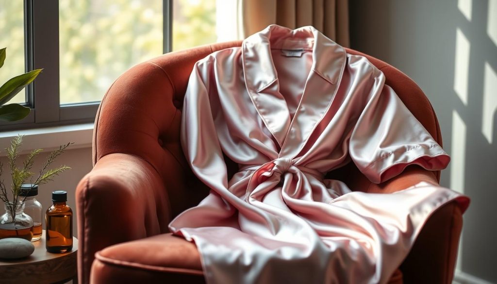 silk spa robes