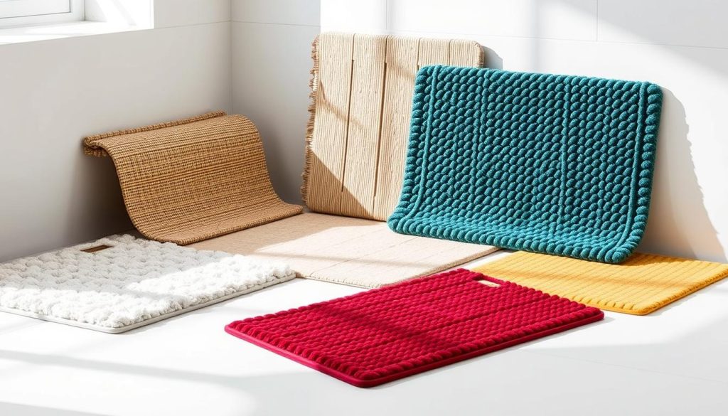 textured bath mats