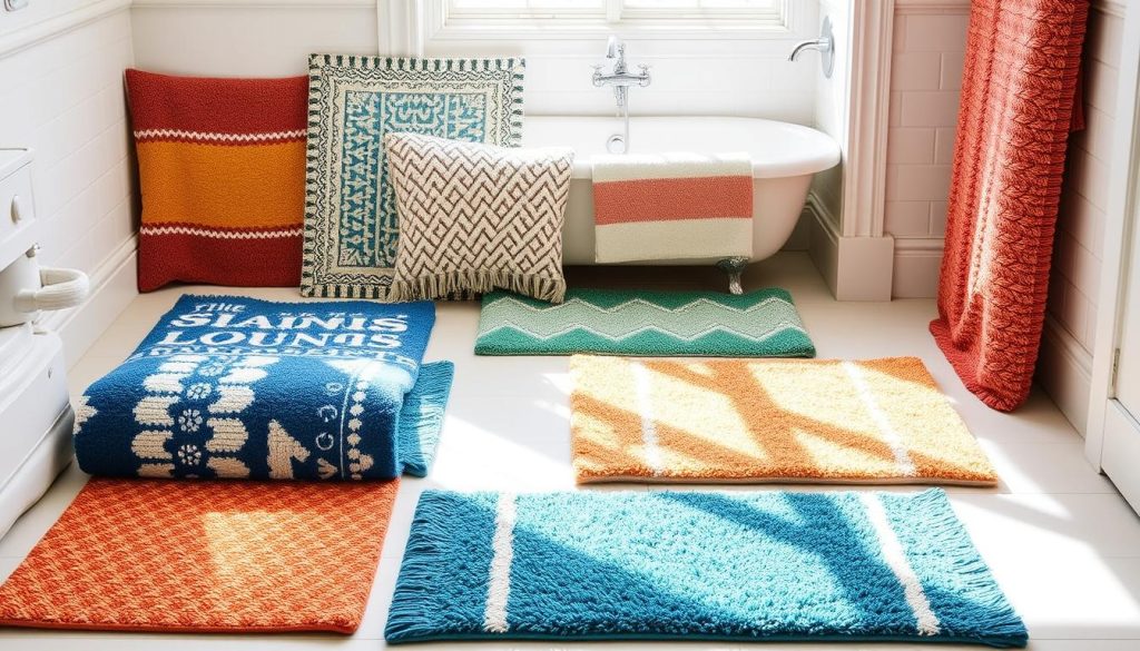 Anthropologie bath mat collection