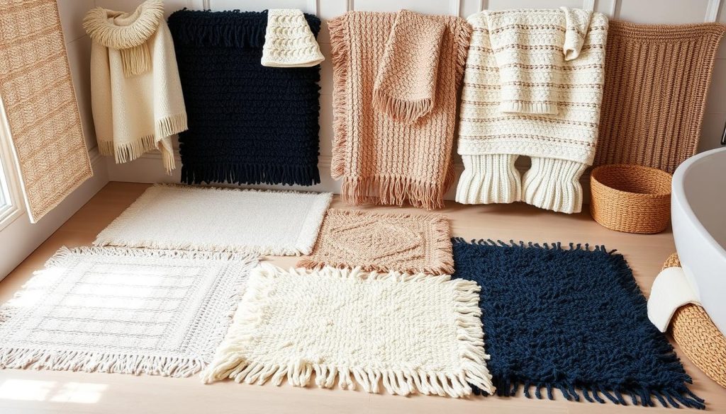 Anthropologie bath mats comparison