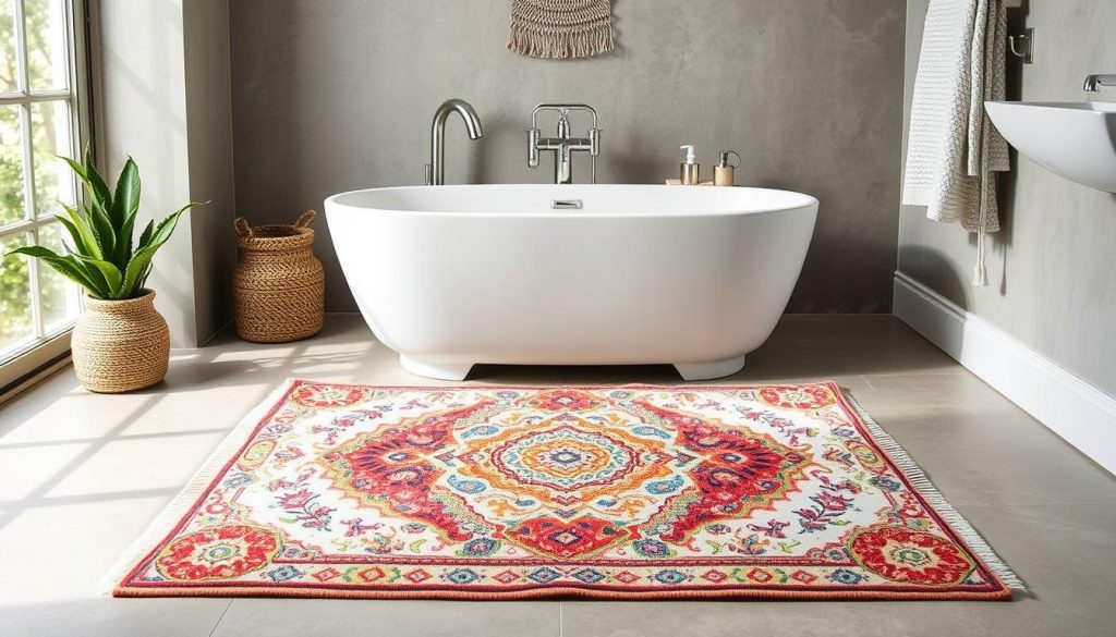 Anthropologie home decor bath mat