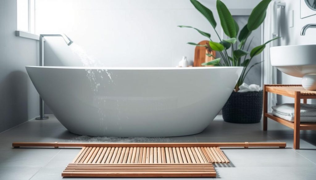 Bamboo bath mats