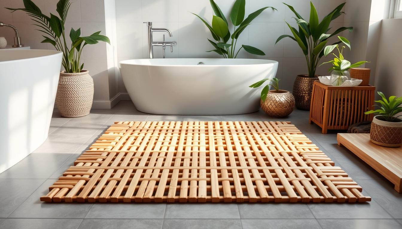 Eco-Friendly Bath Mat Bamboo Designs