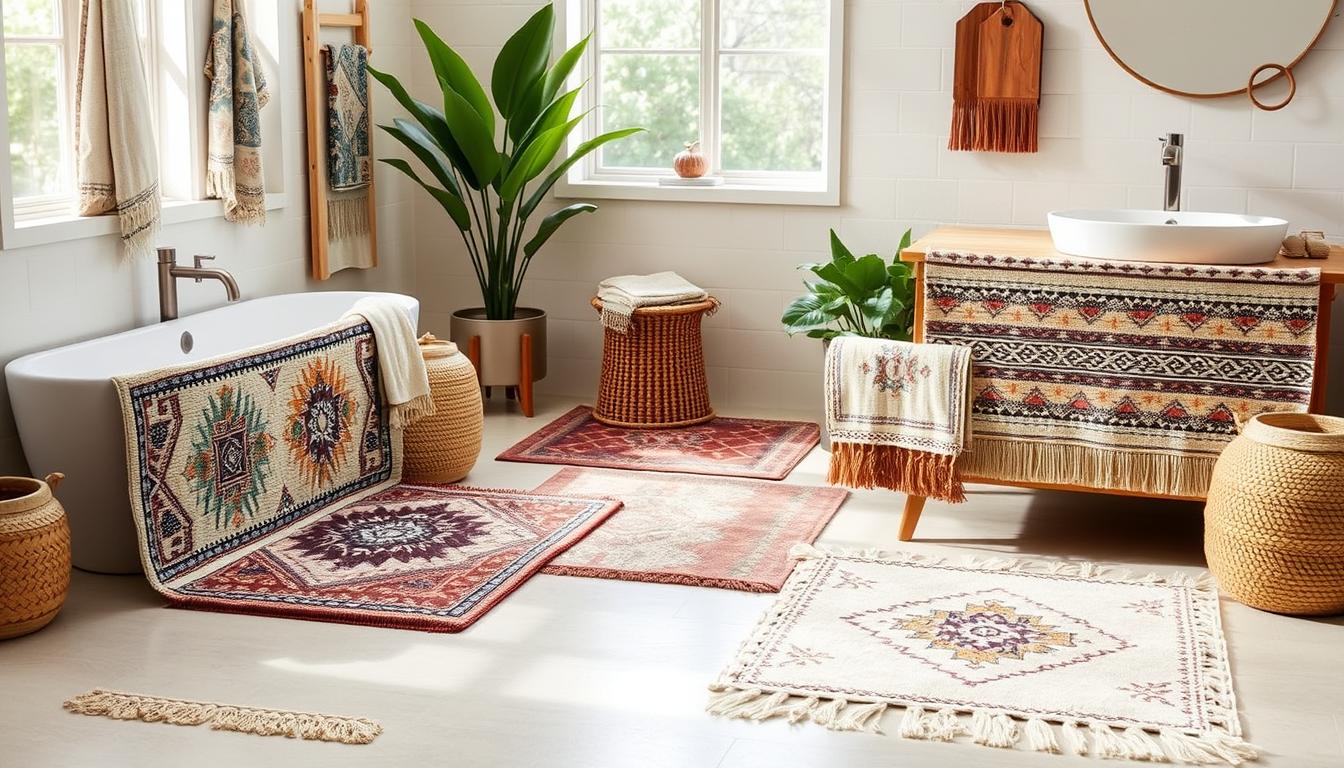 Stylish Bath Mat Boho Designs You’ll Love