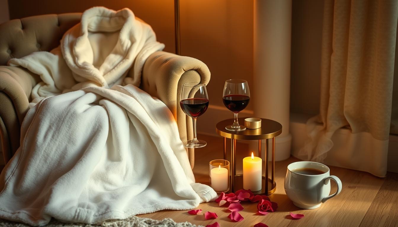 Relax in Robes with Wine: The Ultimate Self-Care Experience