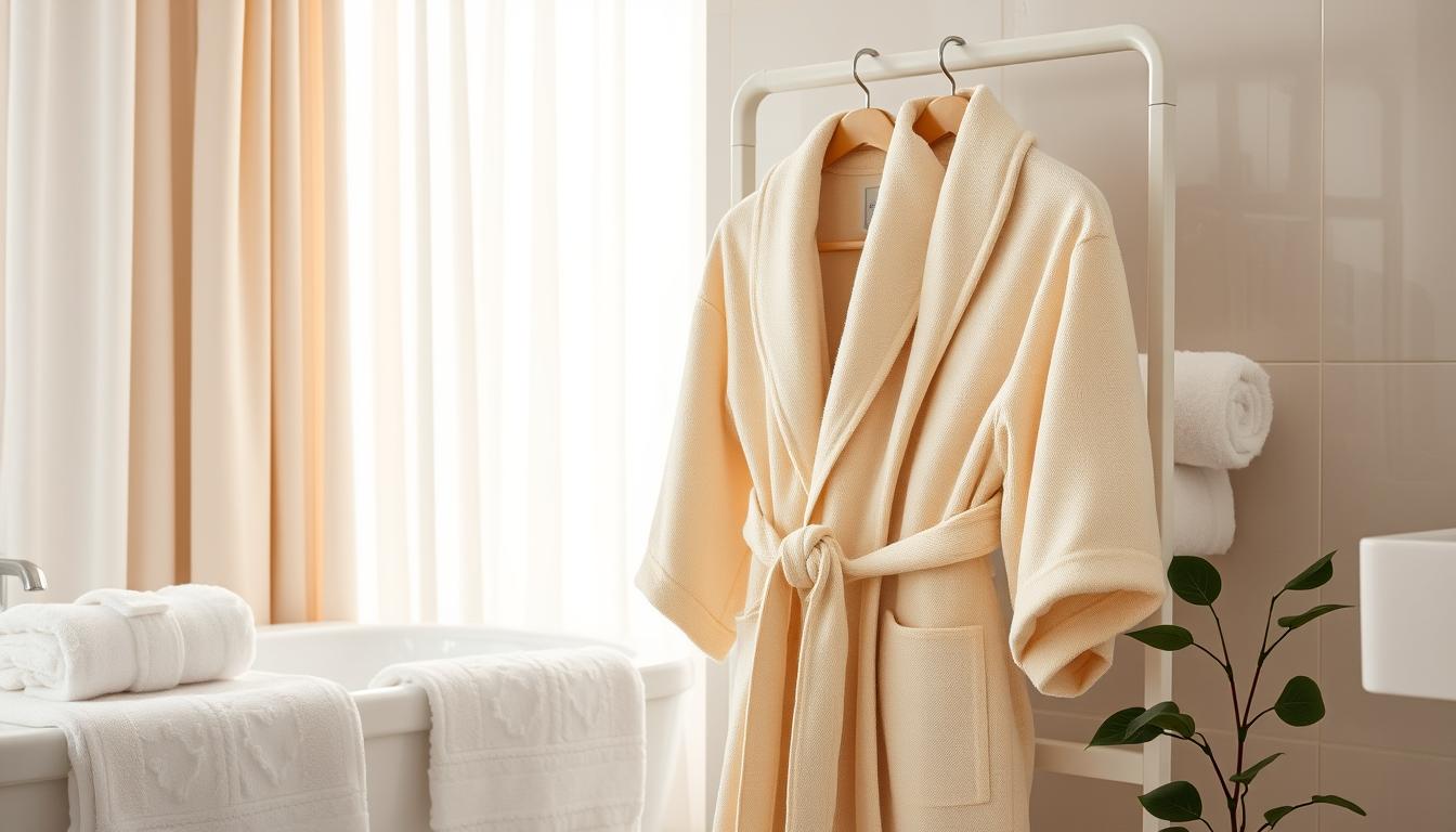 Elegant Beige Bath Robes: Luxurious Comfort for Your Home Spa Experience