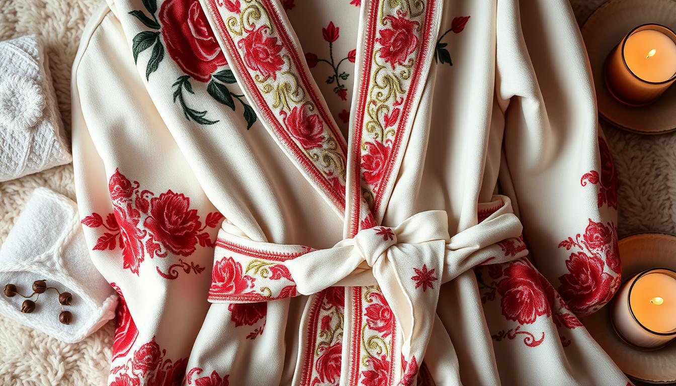 Elegant Embroidered Robes: The Ultimate Guide to Bath Robe Embroidery