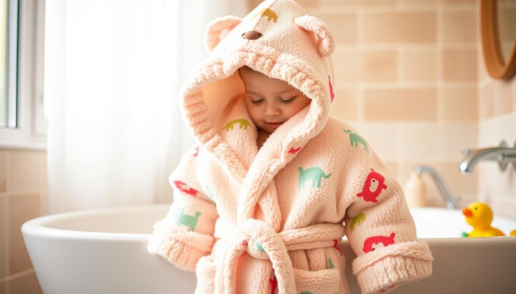 Bath robe for baby girl