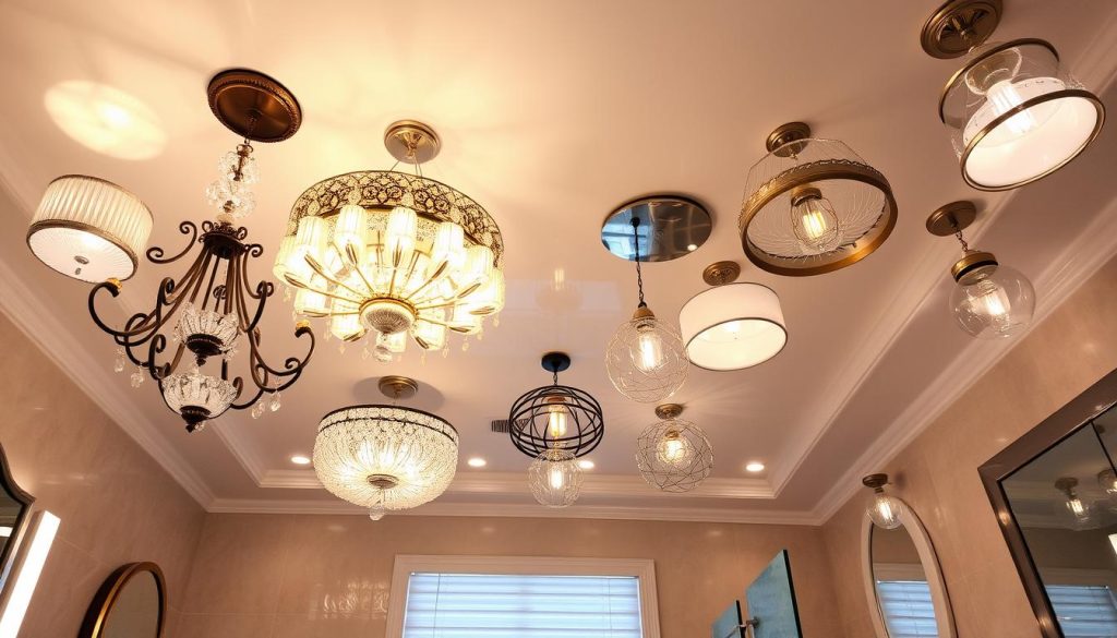 Bathroom light fixtures ceiling ideas