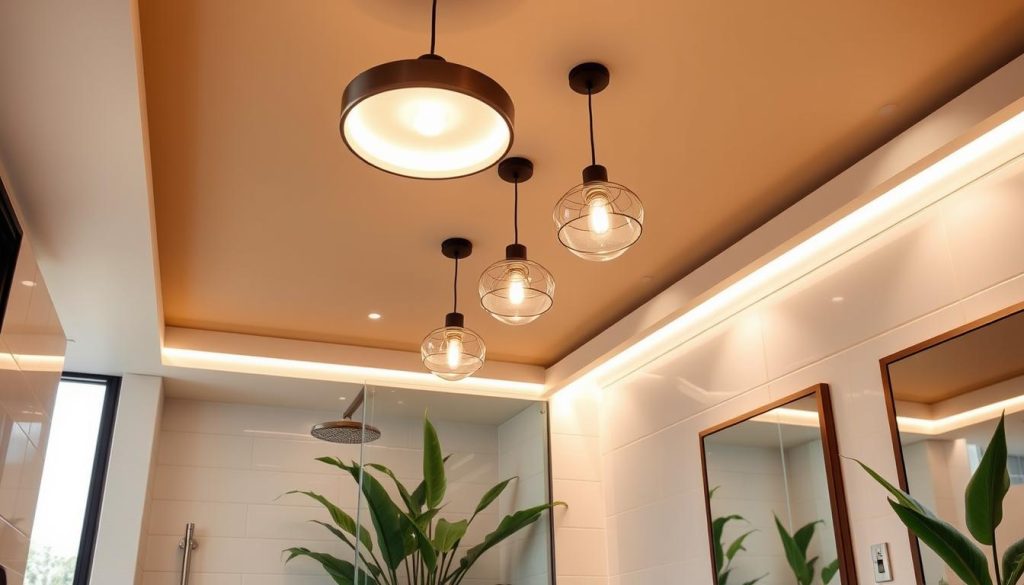 Bathroom lighting fixtures