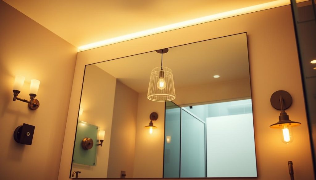 Bathroom lighting fixtures