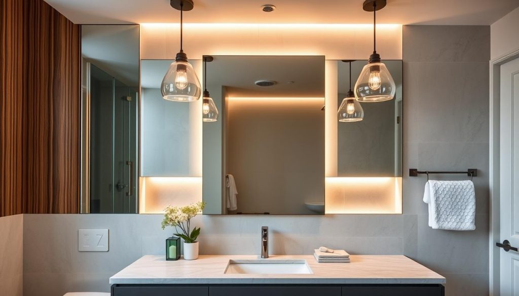 Bathroom pendant lights