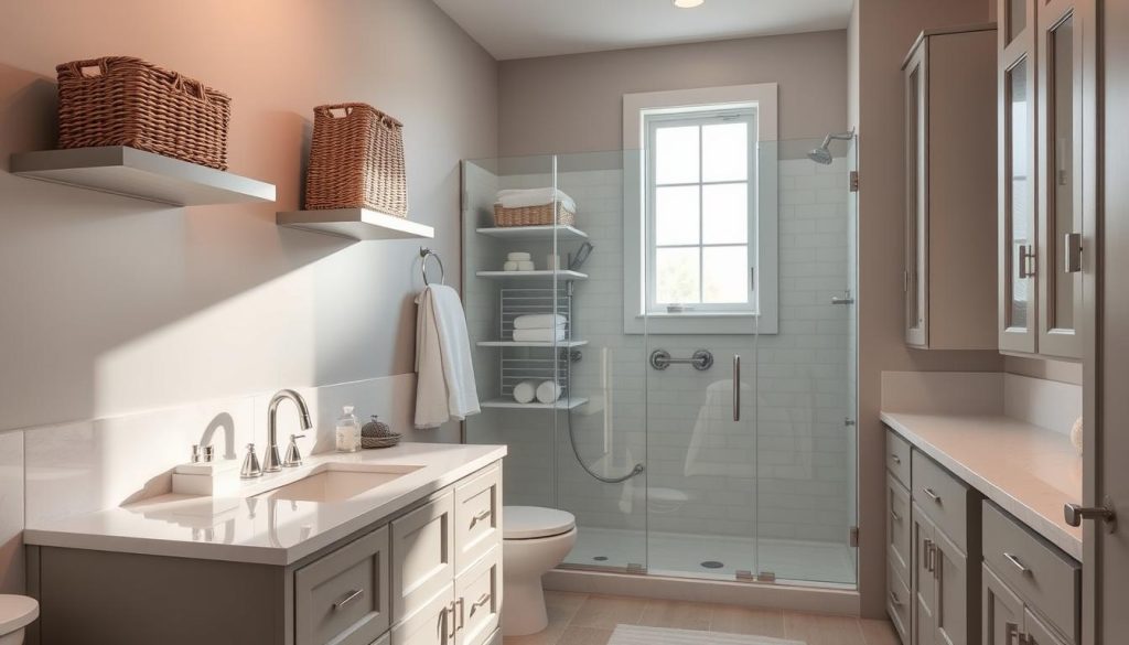 Bathroom storage solutions