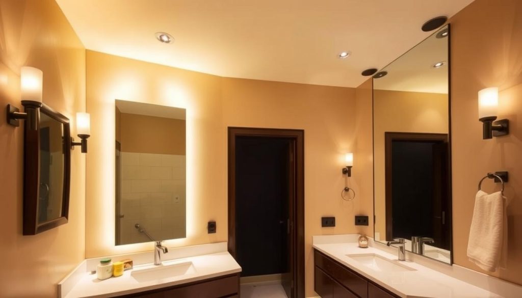 Bathroom task lighting