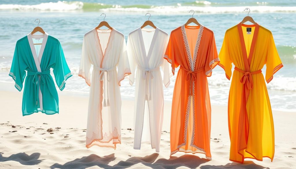 Beach robe styles and lengths