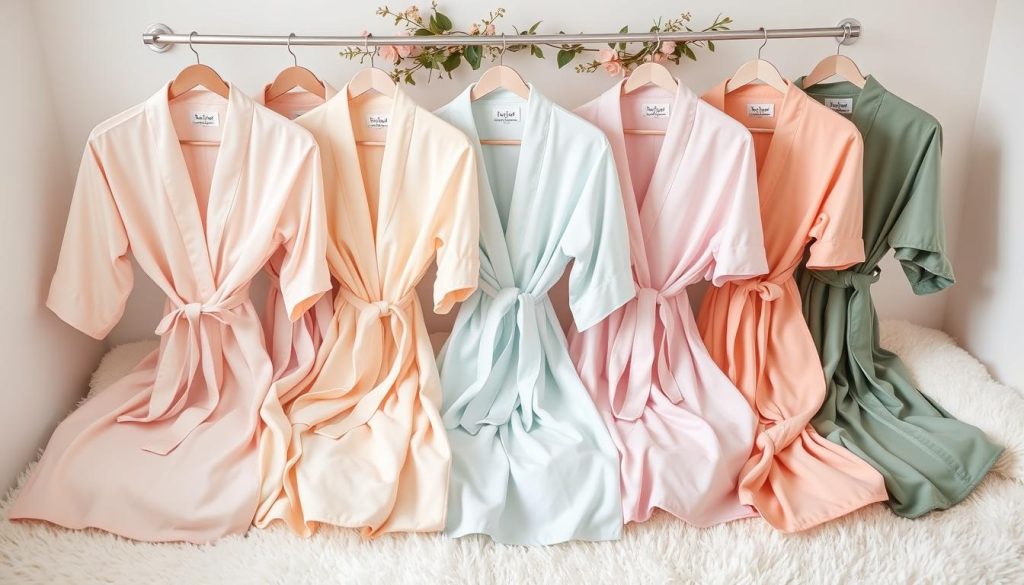 Bridal party bath robes