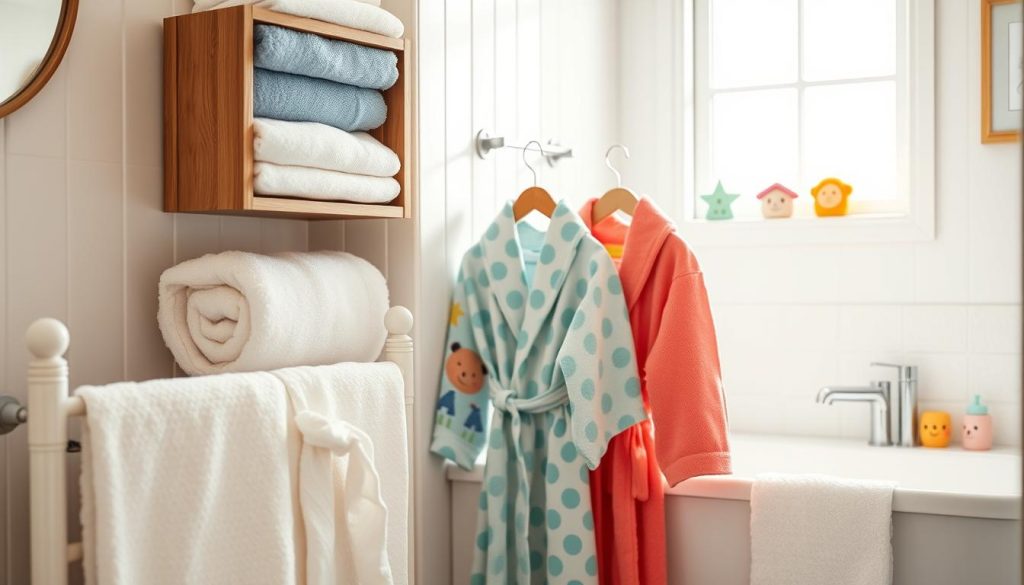 Caring for kids' bath robes