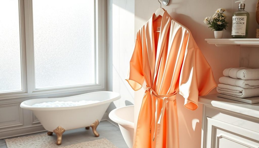 Caring for silk bathrobe