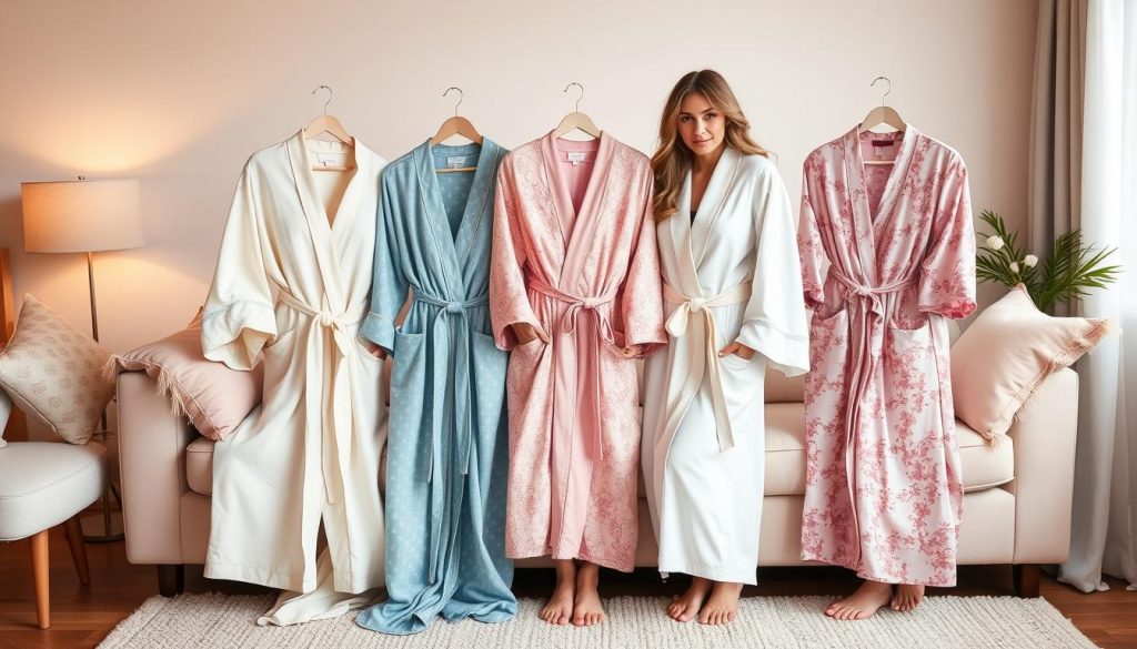 Chic robes for lounging