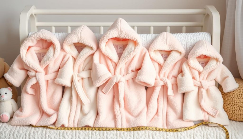 Choosing the perfect size for baby robes