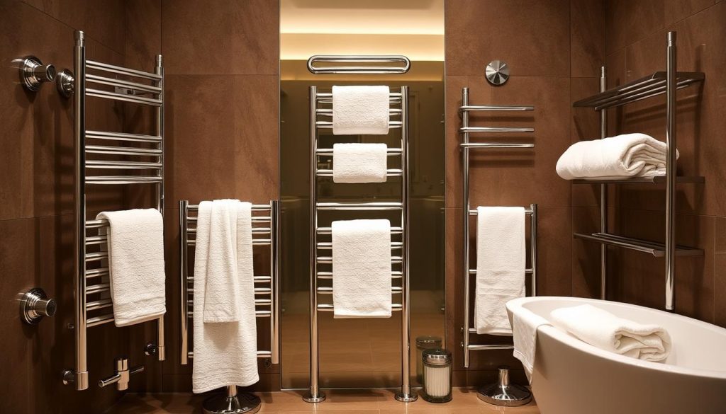 Chrome towel warmer models