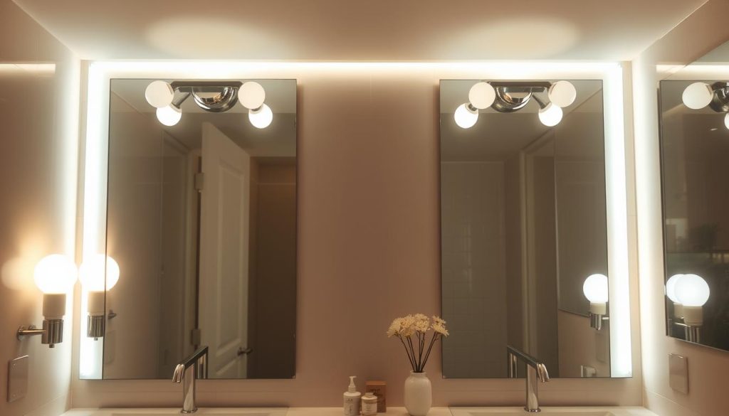 Color temperature for bathroom lighting