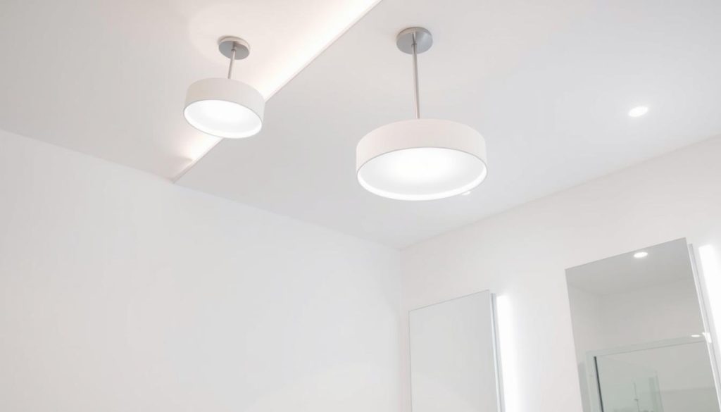 Contemporary bathroom ceiling lighting