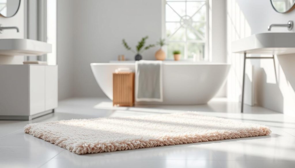 Cotton bath rug