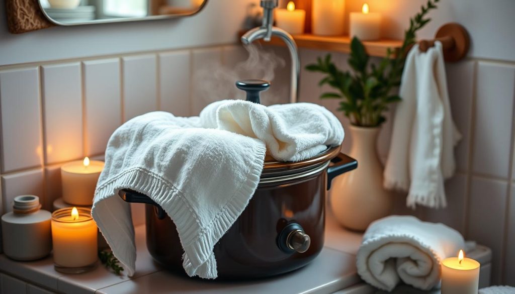 Crockpot towel warmer versatility