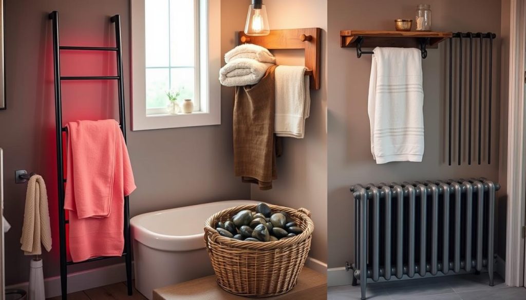 DIY towel warmer alternatives