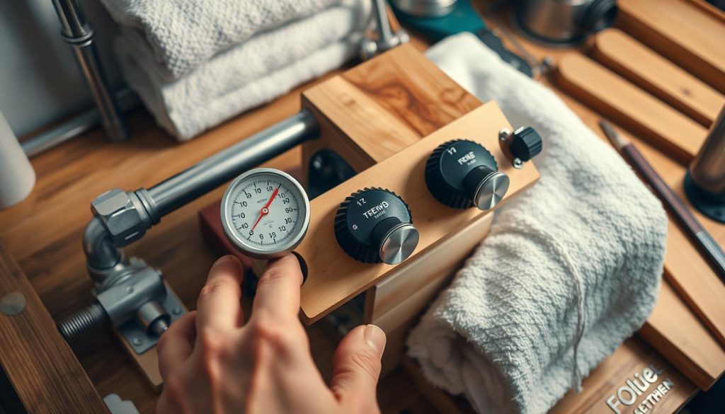 DIY towel warmer temperature adjustment