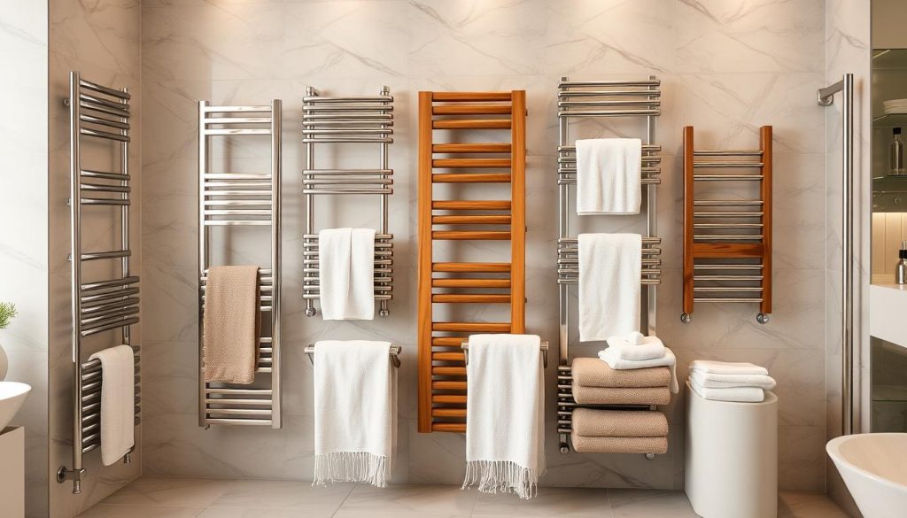 Different types of towel warmers