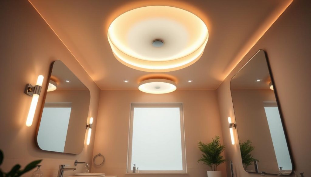 Dimmable bathroom lights