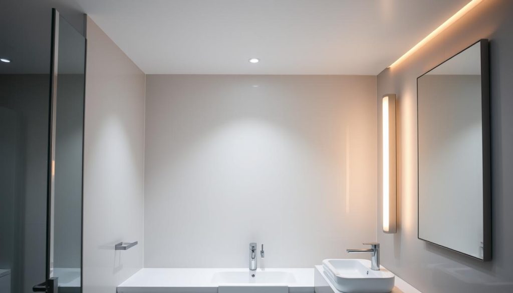 Dimmable bathroom lights