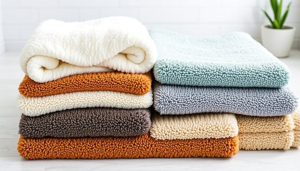 Durable bath mat materials