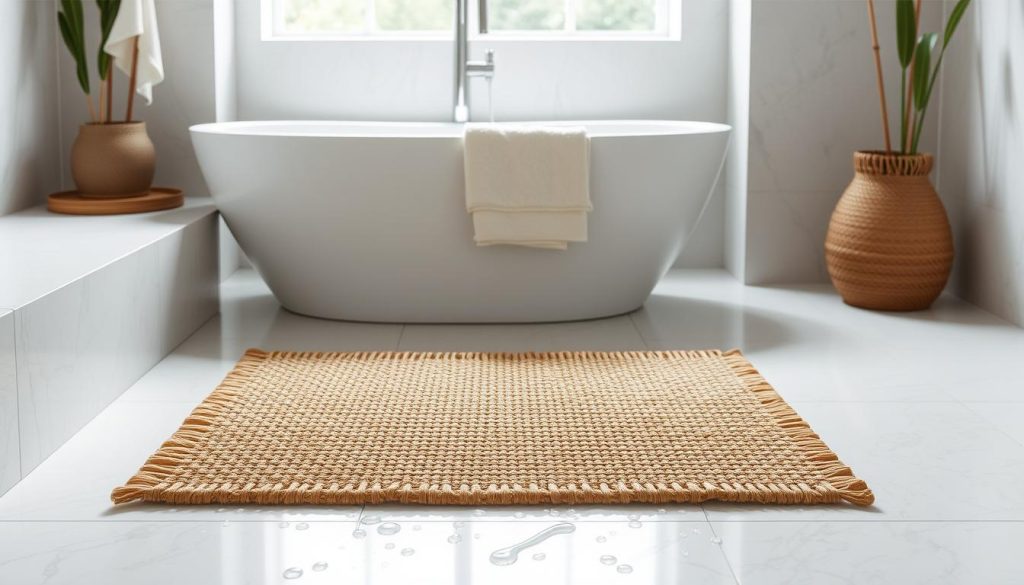 Durable bath mats made from bamboo