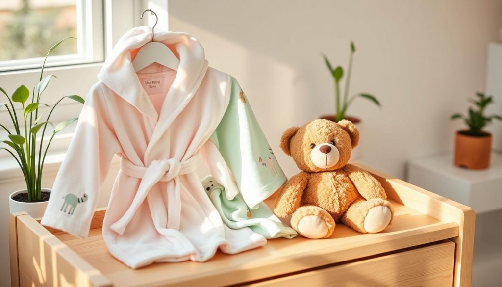 Eco-friendly baby girl bathrobes