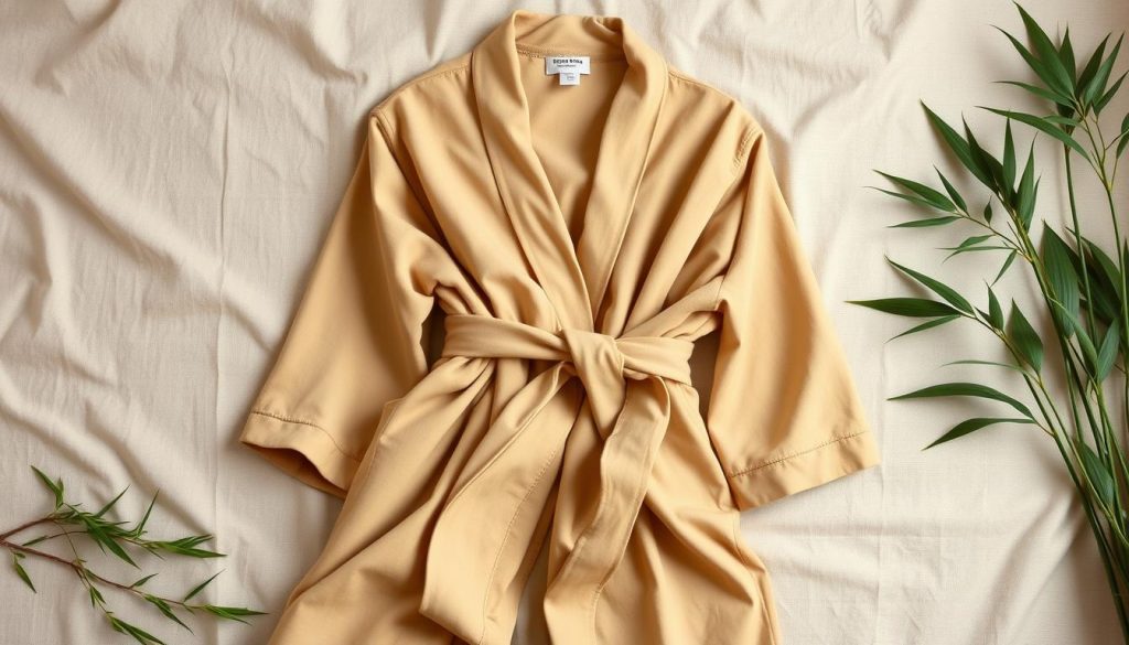 Eco-friendly bamboo soft robe