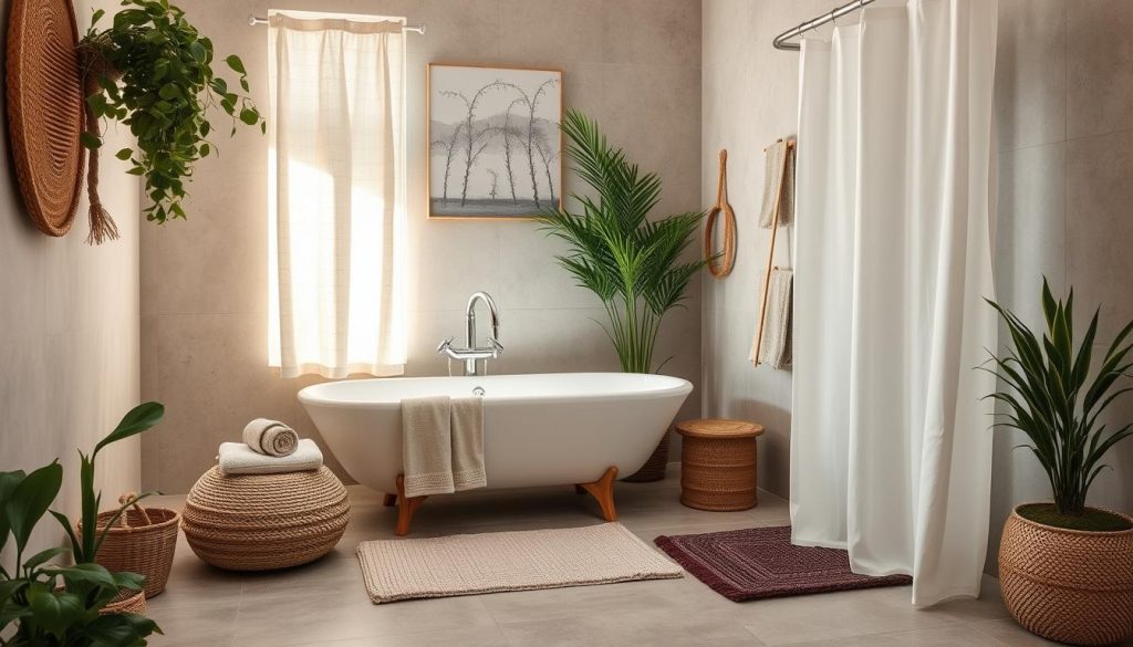 Eco-friendly bath mats and sustainable bathroom textiles