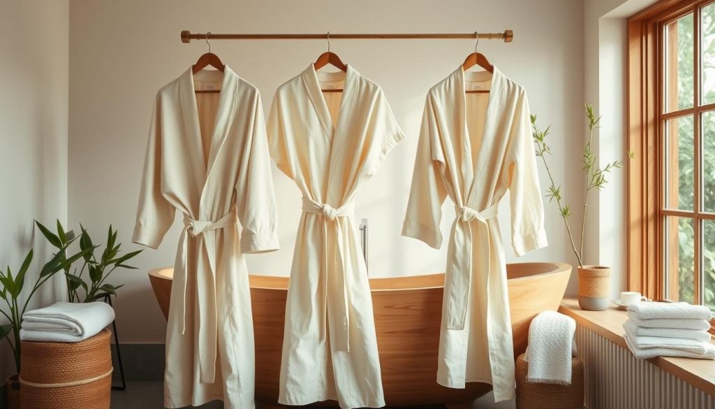 Eco-friendly bathrobes made from organic cotton