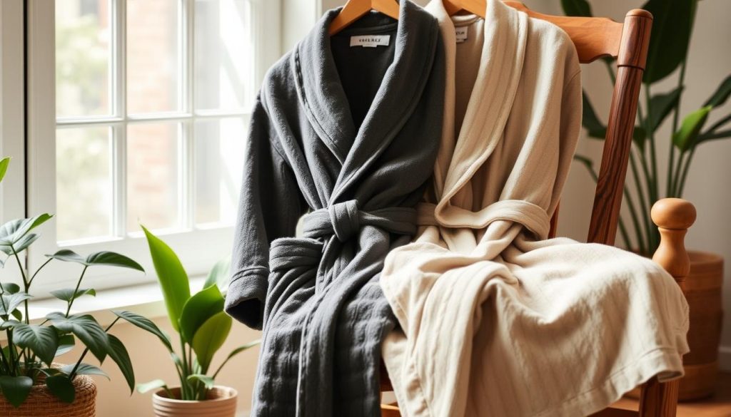 Eco-friendly men's robes