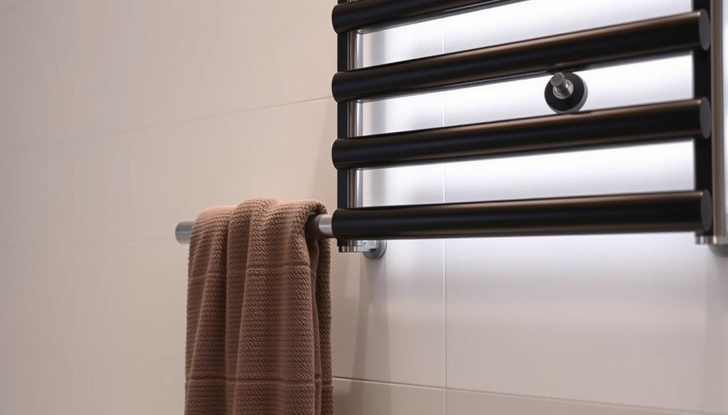 Electric towel rail installation