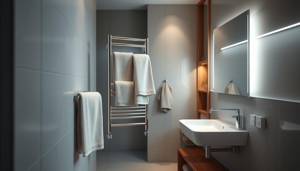 Electric towel warmers