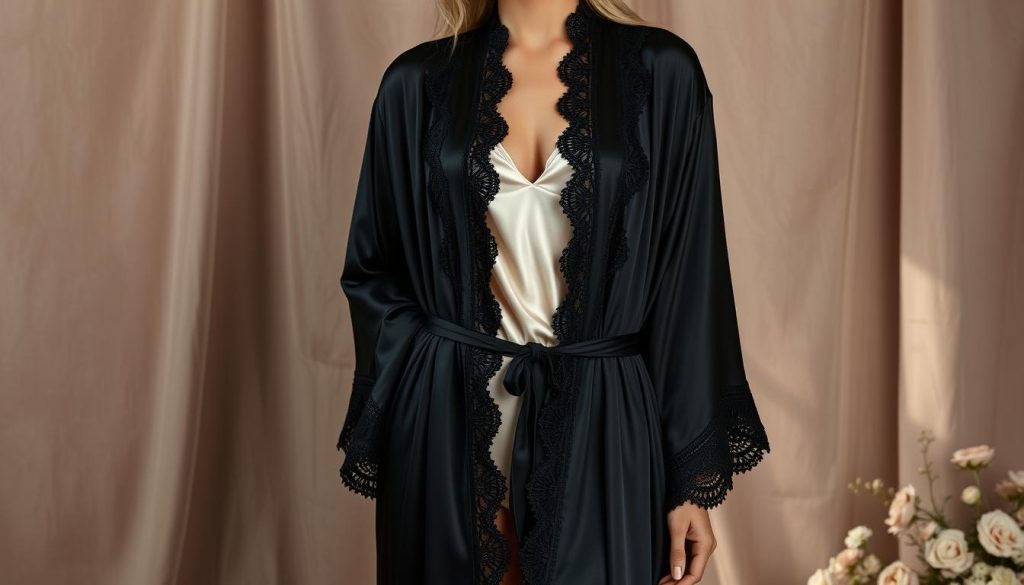 Elegant black robes for women